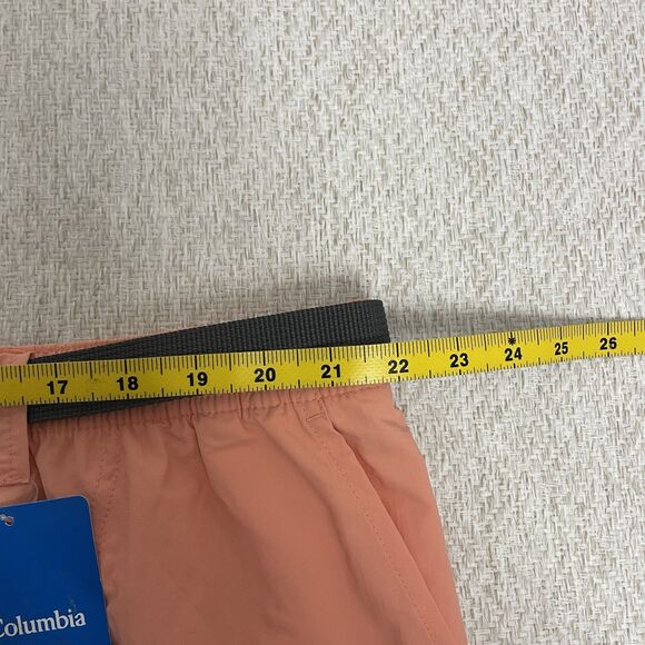 Columbia Women 3X Sandy River Omni-Shade Cargo Shorts Coral/Salmon NWT - Picture 7 of 8